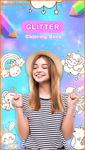 Glitter Coloring Book screenshot