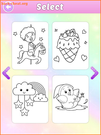 Glitter Coloring Book for Kids screenshot