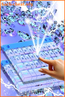 Glitter Diamond Keyboard screenshot