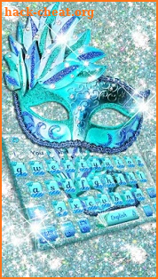 Glitter Diamond Keyboard Theme for Carnival screenshot