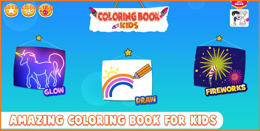 Glitter Dresses Coloring Book For Kids screenshot