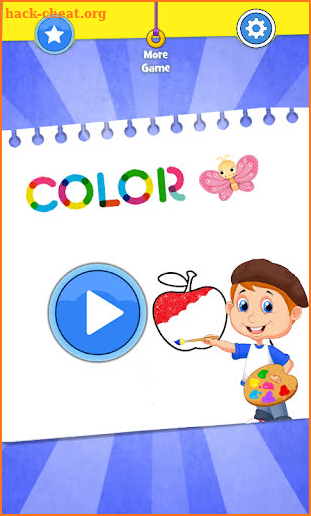 Glitter Fruits coloring and drawing screenshot