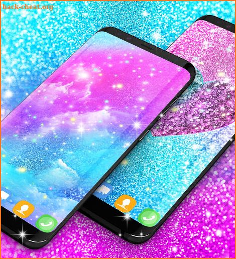 Glitter galaxy live wallpaper screenshot
