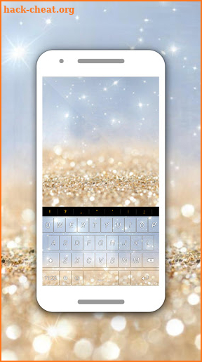 Glitter Keyboard Theme screenshot