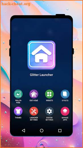 Glitter Launcher——Live wallpaper & Control center screenshot