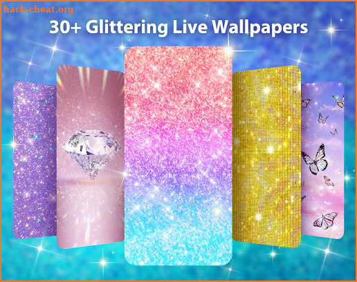 Glitter Live Wallpaper Theme screenshot