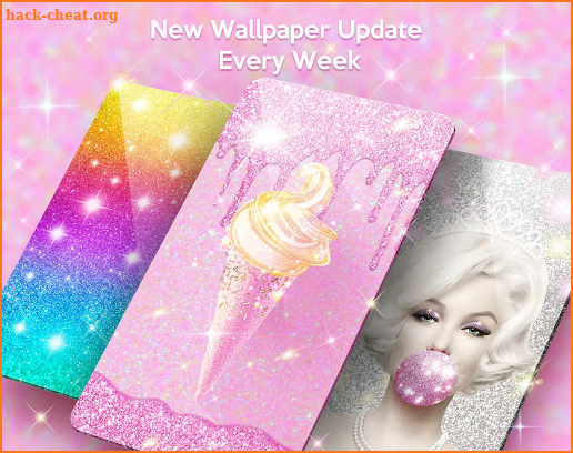Glitter Live Wallpaper Theme screenshot
