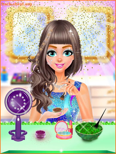 Glitter Make up Dressing Salon Shimmer screenshot