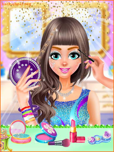 Glitter Make up Dressing Salon Shimmer screenshot