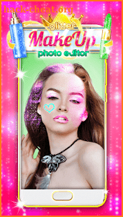 Glitter Makeup Face Editor screenshot