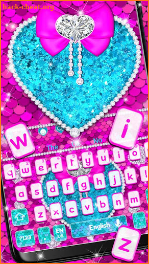 Glitter Sequin Keyboard screenshot