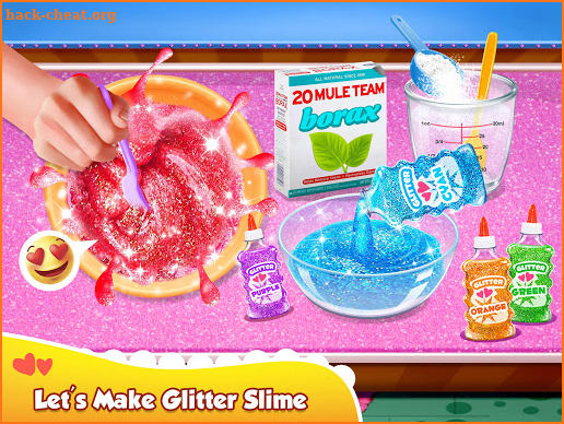 Glitter Slime Maker - Crazy Slime Fun screenshot