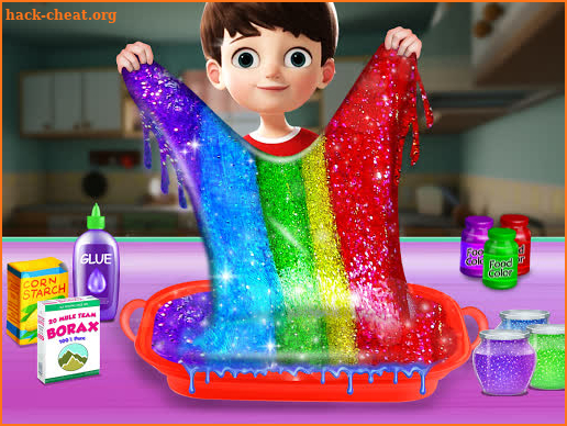 Glitter Slime Maker DIY Jelly Fun screenshot