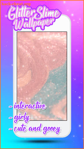 Glitter Slime Wallpaper screenshot