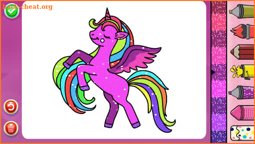 Download Glitter Unicorn Coloring Book - Rainbow Drawing Hacks ...