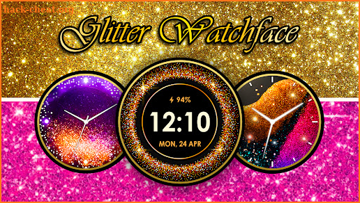 Glitter Watchfaces for Wear OS screenshot