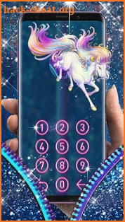 Glitter Zipper - lock screen theme screenshot