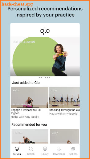 Glo - Yoga, Pilates, & Meditation Classes screenshot