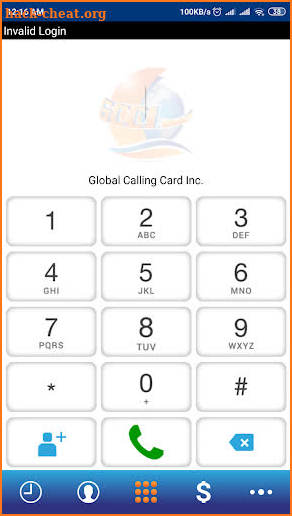 Global Calling Card Inc. GCCI screenshot