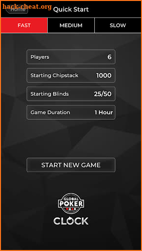 Global Poker Clock screenshot