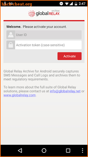 Global Relay Archive screenshot
