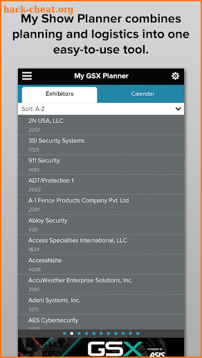 Global Security Exchange (GSX) screenshot