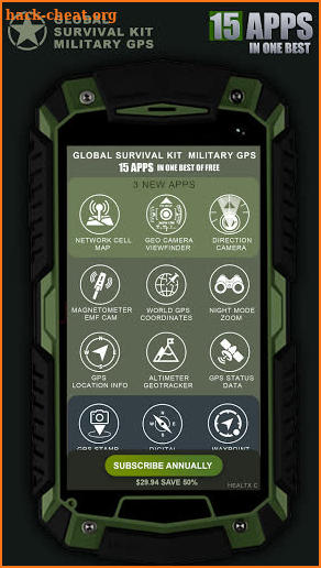 Global Survival Kit Military GPS screenshot