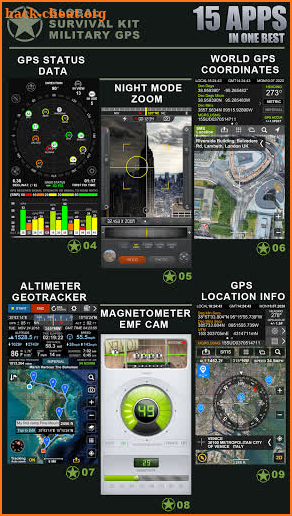 Global Survival Kit Military GPS screenshot