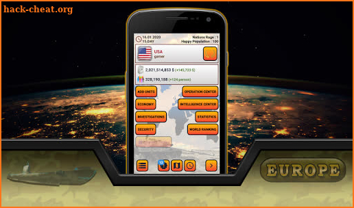 Global War Simulation - Europe LITE screenshot