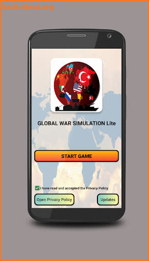 Global War Simulation WW2 Strategy War Game screenshot