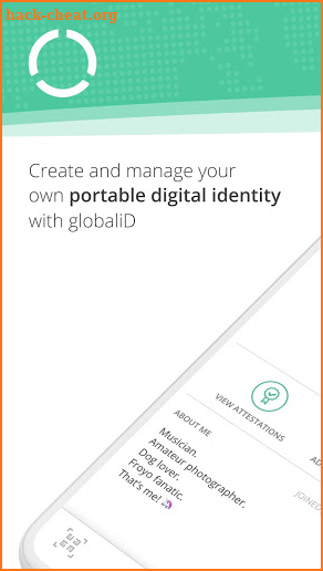globaliD — portable, digital identity screenshot