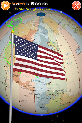 Globe Earth 3D Pro: Flags, Anthems and Timezones screenshot
