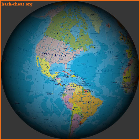 Globe - Earth 3D world map screenshot