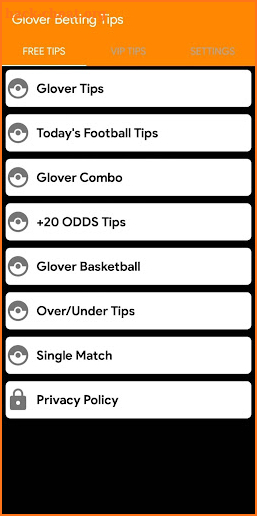 Glover Betting Tips screenshot