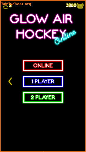 Glow Air Hockey Online screenshot