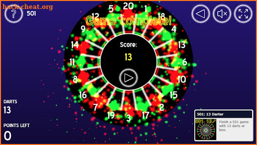 Glow Darts screenshot