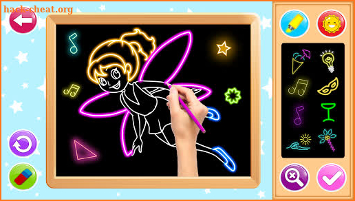 Glow drawing for kids : Learn colors for kids screenshot
