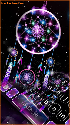 Glow Dreamcatcher Keyboard Background screenshot