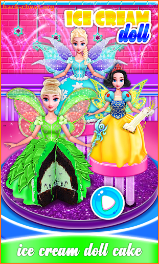 Glow in The Dark Ice Cream Fairy Cake! Magic Dolls screenshot