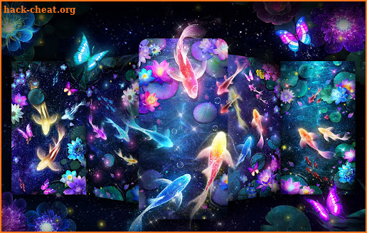 Glow Koi Live Wallpaper Themes screenshot