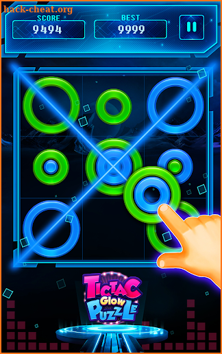 Glow Puzzle Air Tictac - Free color circle games screenshot