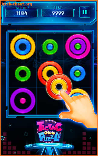 Glow Puzzle Air Tictac - Free color circle games screenshot