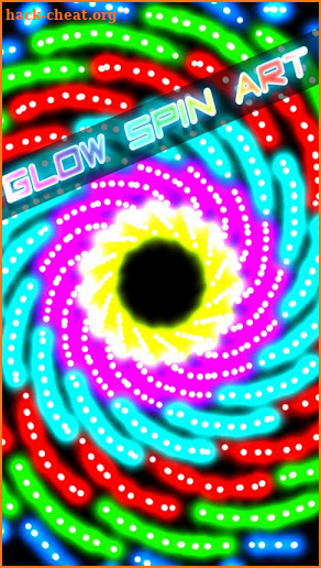 Glow Spin Art screenshot