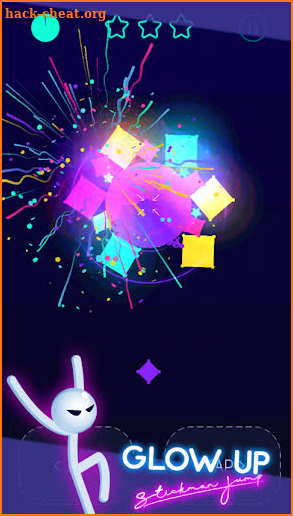 Glow Up: Stickman Jump screenshot