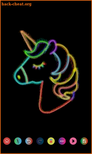 Glowing Neon Doodle Drawing Glitters【Doodlee】| 🎨 screenshot
