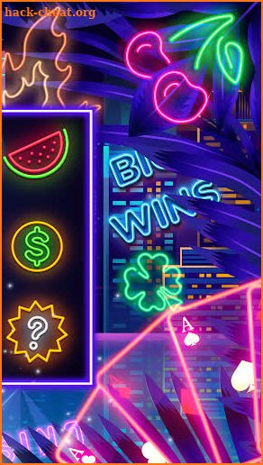 Glowing Neon Machine screenshot