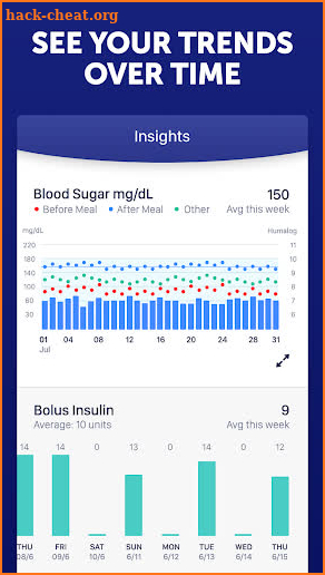 Glucose Buddy Diabetes Tracker screenshot