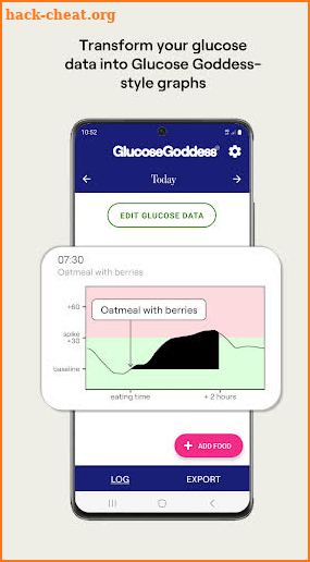 Glucose Graph Tool screenshot