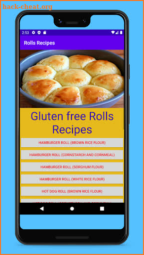 Gluten Free Rolls screenshot