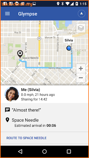 Glympse - Share GPS location screenshot